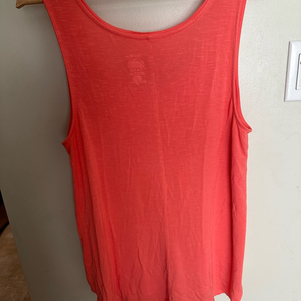 5/$20 XL, George Coral Scoop Neck Tank Top - Picture 8 of 8
